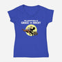 The Adventures Of Grace And Rocky-Womens-V-Neck-Tee-zascanauta