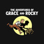 The Adventures Of Grace And Rocky-None-Glossy-Sticker-zascanauta