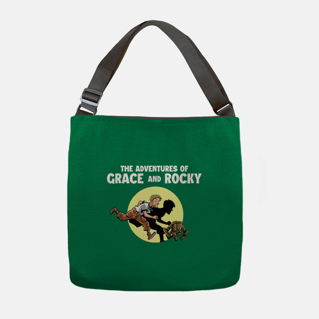 The Adventures Of Grace And Rocky-None-Adjustable Tote-Bag-zascanauta