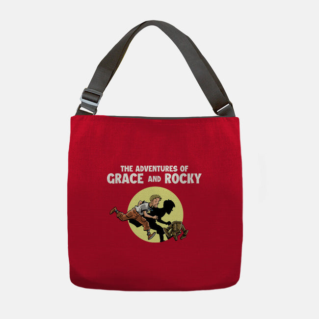 The Adventures Of Grace And Rocky-None-Adjustable Tote-Bag-zascanauta