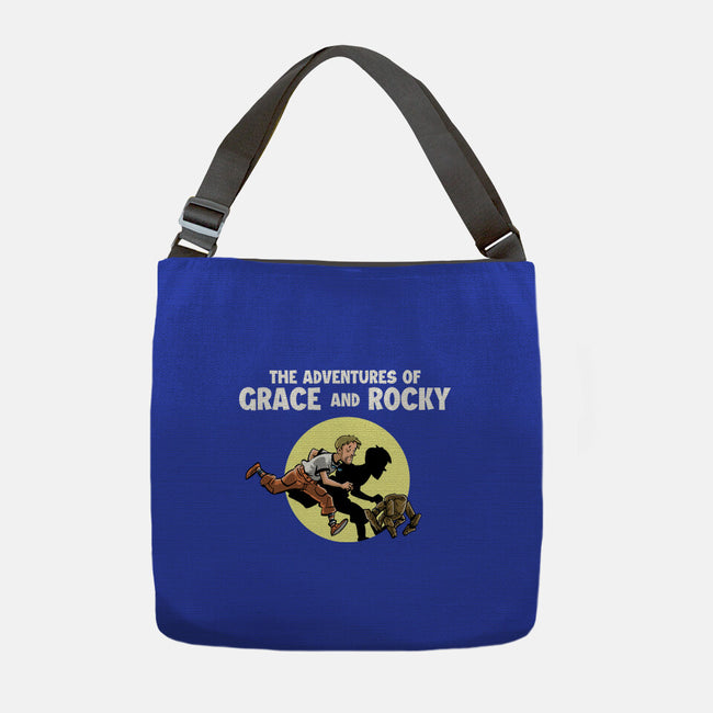 The Adventures Of Grace And Rocky-None-Adjustable Tote-Bag-zascanauta