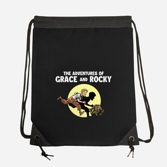 The Adventures Of Grace And Rocky-None-Drawstring-Bag-zascanauta