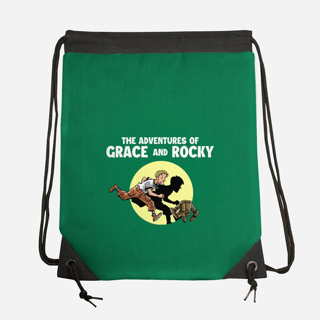 The Adventures Of Grace And Rocky-None-Drawstring-Bag-zascanauta