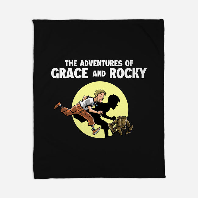 The Adventures Of Grace And Rocky-None-Fleece-Blanket-zascanauta