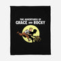 The Adventures Of Grace And Rocky-None-Fleece-Blanket-zascanauta