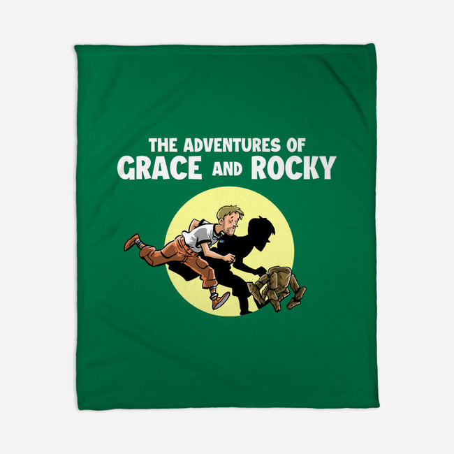 The Adventures Of Grace And Rocky-None-Fleece-Blanket-zascanauta