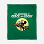 The Adventures Of Grace And Rocky-None-Fleece-Blanket-zascanauta
