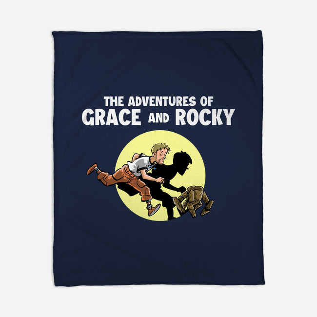 The Adventures Of Grace And Rocky-None-Fleece-Blanket-zascanauta
