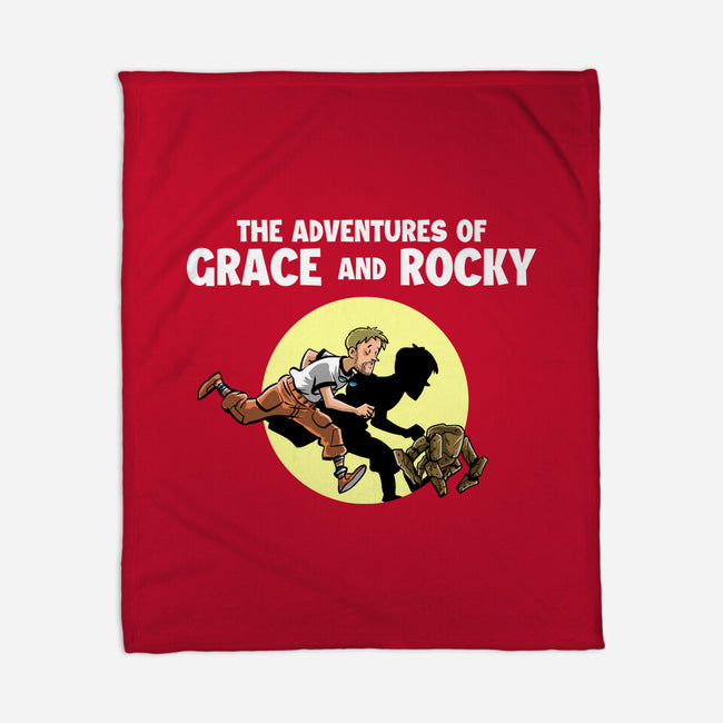The Adventures Of Grace And Rocky-None-Fleece-Blanket-zascanauta