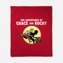 The Adventures Of Grace And Rocky-None-Fleece-Blanket-zascanauta