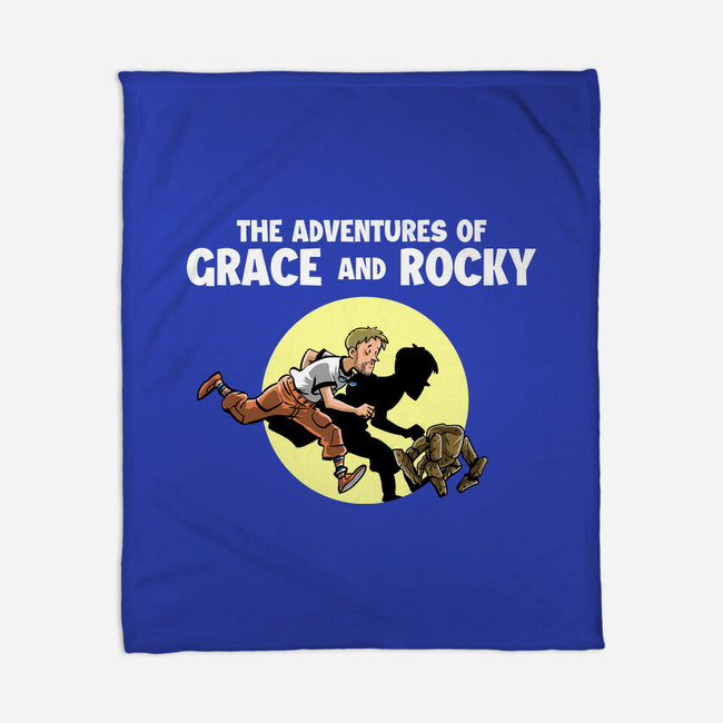 The Adventures Of Grace And Rocky-None-Fleece-Blanket-zascanauta