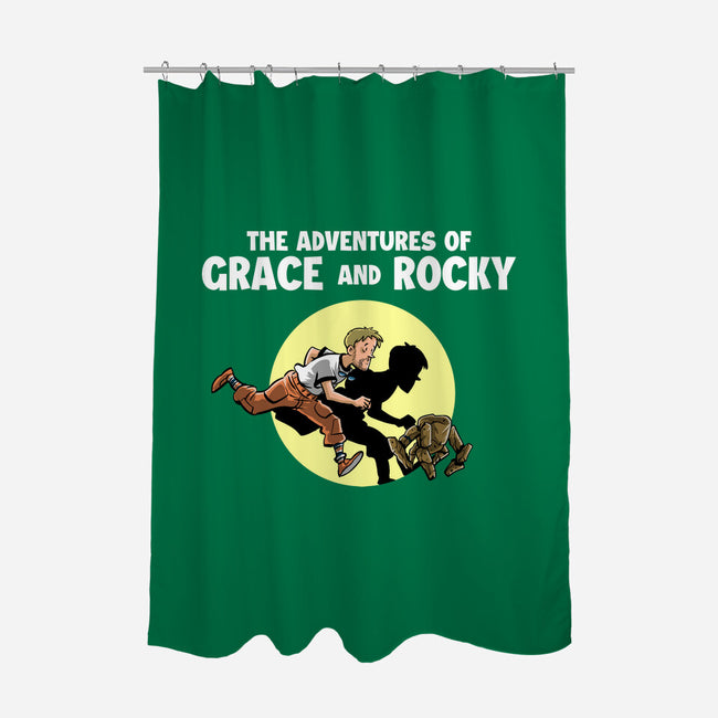 The Adventures Of Grace And Rocky-None-Polyester-Shower Curtain-zascanauta