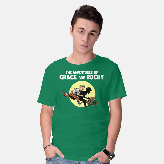 The Adventures Of Grace And Rocky-Mens-Basic-Tee-zascanauta