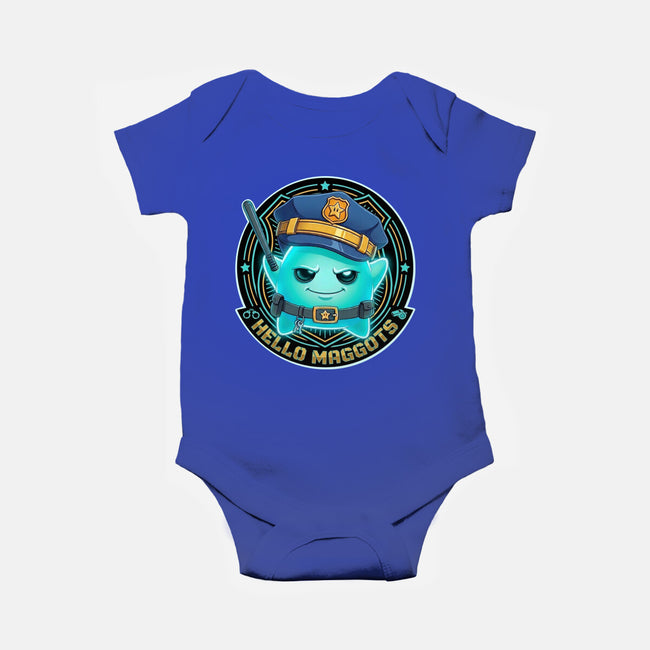 Hello Maggots Luma Guard-Baby-Basic-Onesie-Millersshoryotombo