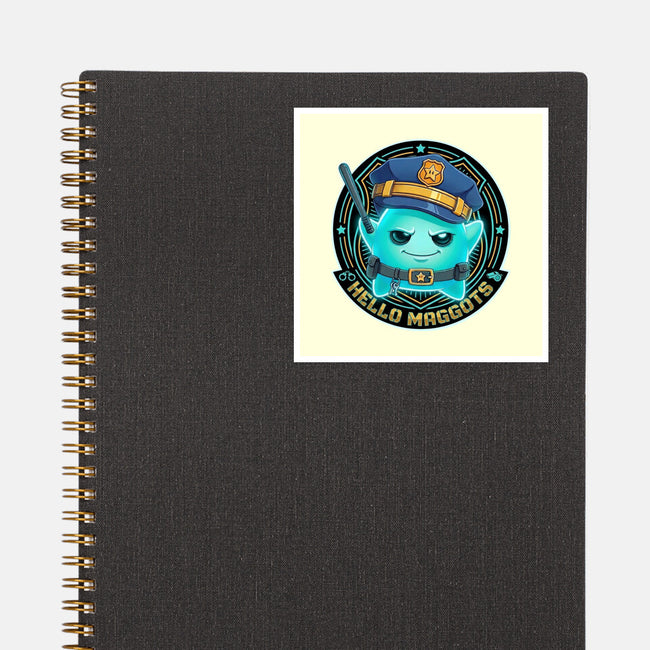 Hello Maggots Luma Guard-None-Glossy-Sticker-Millersshoryotombo