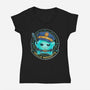 Hello Maggots Luma Guard-Womens-V-Neck-Tee-Millersshoryotombo