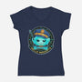 Hello Maggots Luma Guard-Womens-V-Neck-Tee-Millersshoryotombo