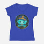 Hello Maggots Luma Guard-Womens-V-Neck-Tee-Millersshoryotombo