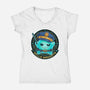 Hello Maggots Luma Guard-Womens-V-Neck-Tee-Millersshoryotombo
