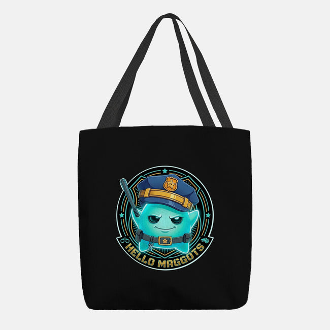 Hello Maggots Luma Guard-None-Basic Tote-Bag-Millersshoryotombo