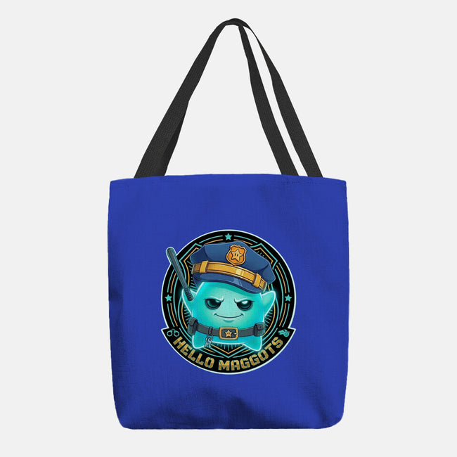 Hello Maggots Luma Guard-None-Basic Tote-Bag-Millersshoryotombo
