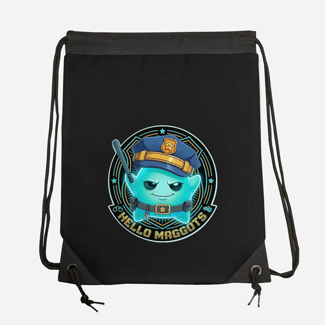 Hello Maggots Luma Guard-None-Drawstring-Bag-Millersshoryotombo
