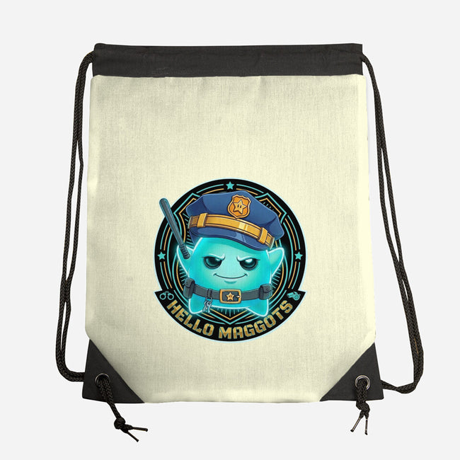 Hello Maggots Luma Guard-None-Drawstring-Bag-Millersshoryotombo