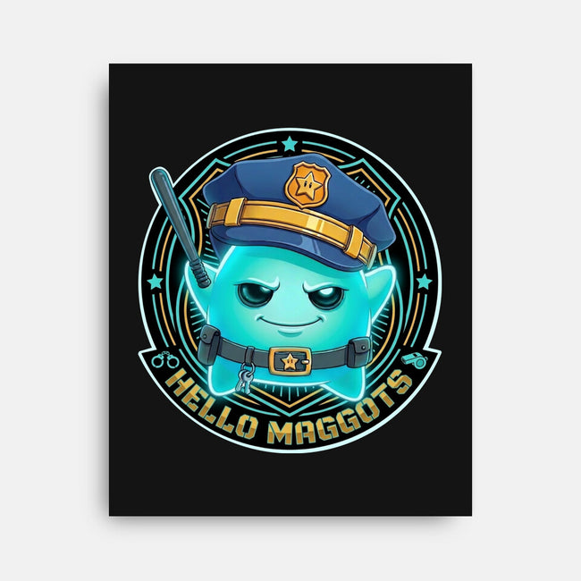 Hello Maggots Luma Guard-None-Stretched-Canvas-Millersshoryotombo