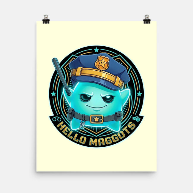 Hello Maggots Luma Guard-None-Matte-Poster-Millersshoryotombo