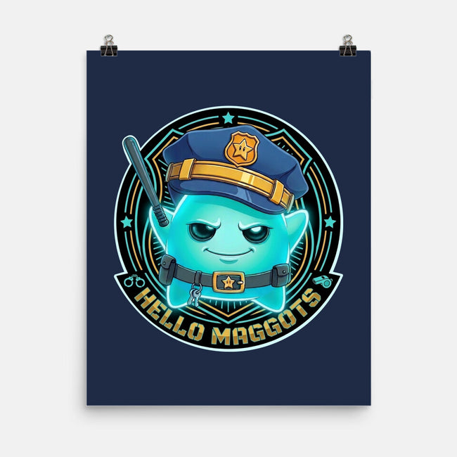 Hello Maggots Luma Guard-None-Matte-Poster-Millersshoryotombo
