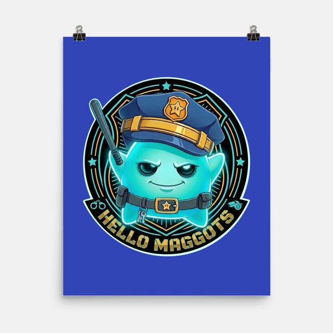 Hello Maggots Luma Guard-None-Matte-Poster-Millersshoryotombo
