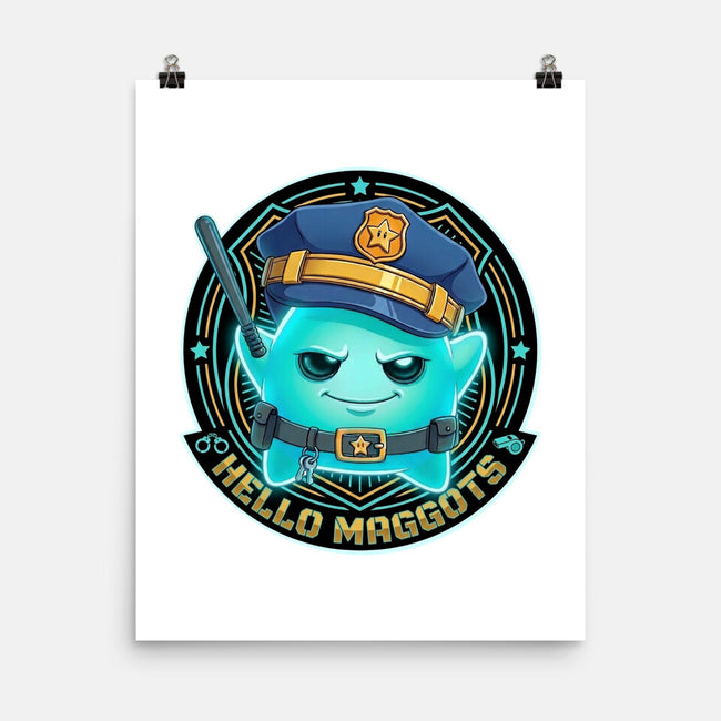 Hello Maggots Luma Guard-None-Matte-Poster-Millersshoryotombo