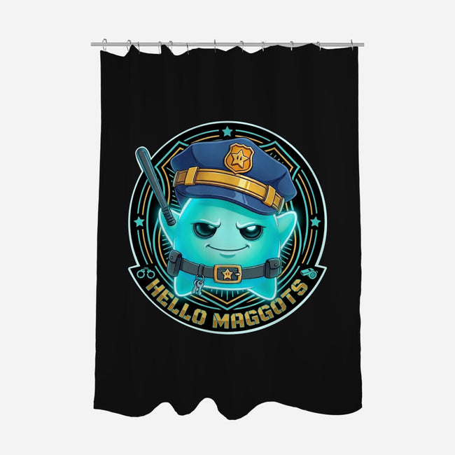 Hello Maggots Luma Guard-None-Polyester-Shower Curtain-Millersshoryotombo