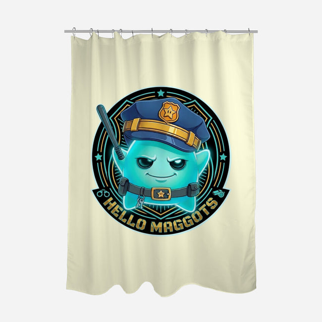 Hello Maggots Luma Guard-None-Polyester-Shower Curtain-Millersshoryotombo