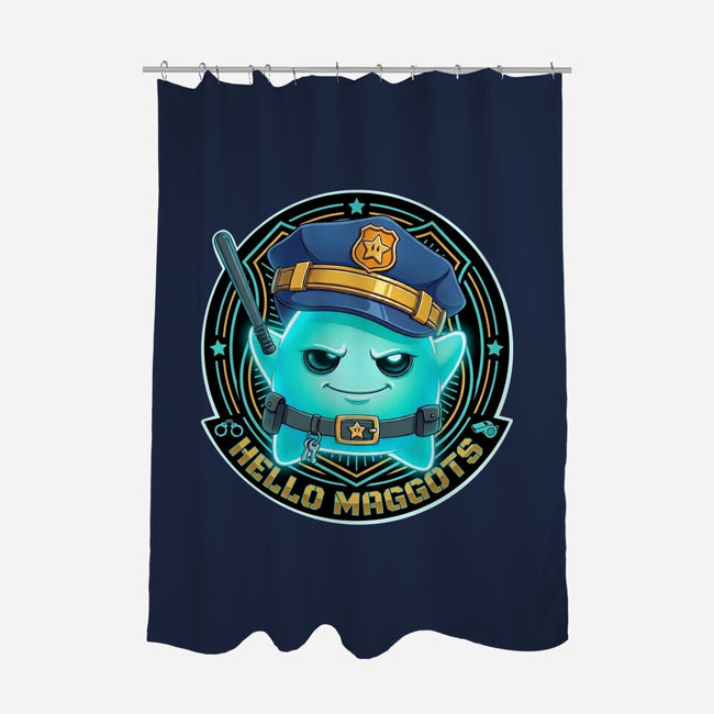 Hello Maggots Luma Guard-None-Polyester-Shower Curtain-Millersshoryotombo