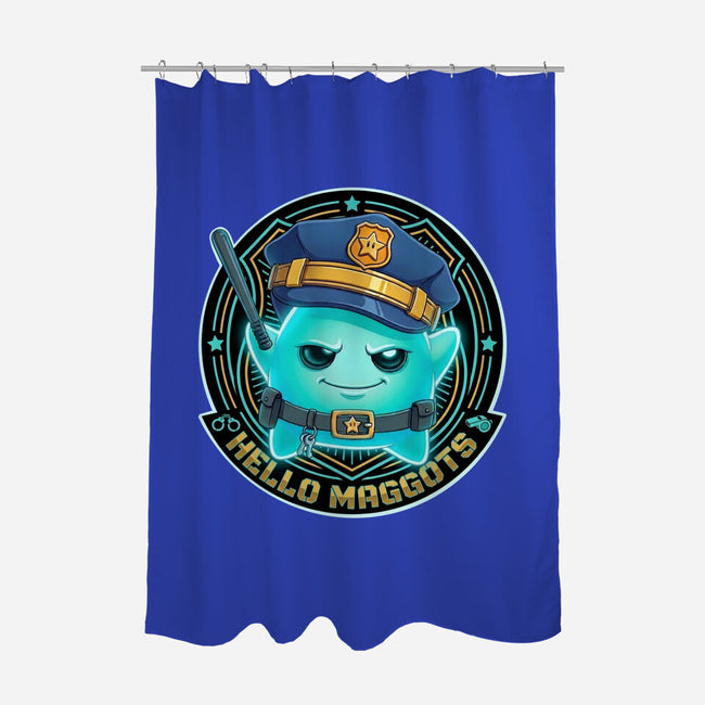 Hello Maggots Luma Guard-None-Polyester-Shower Curtain-Millersshoryotombo