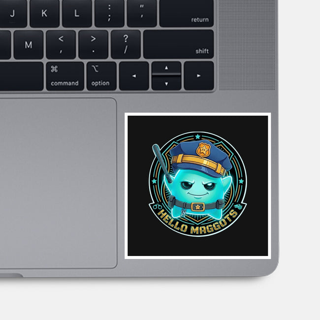 Hello Maggots Luma Guard-None-Glossy-Sticker-Millersshoryotombo