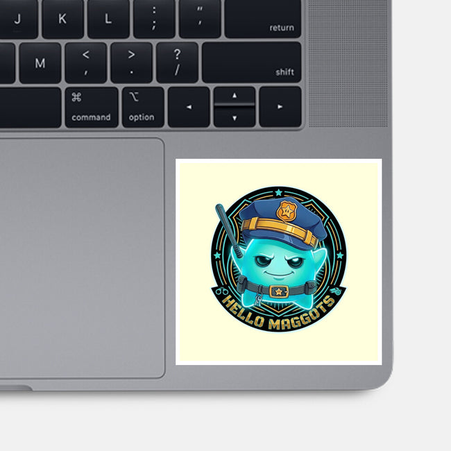 Hello Maggots Luma Guard-None-Glossy-Sticker-Millersshoryotombo