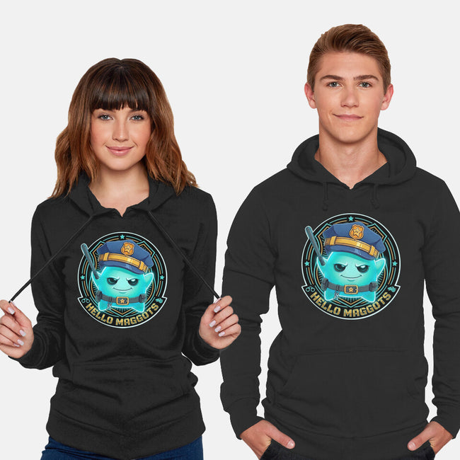 Hello Maggots Luma Guard-Unisex-Pullover-Sweatshirt-Millersshoryotombo