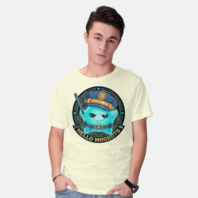 Hello Maggots Luma Guard-Mens-Basic-Tee-Millersshoryotombo