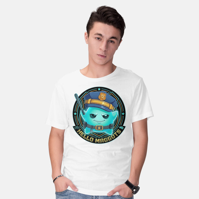 Hello Maggots Luma Guard-Mens-Basic-Tee-Millersshoryotombo