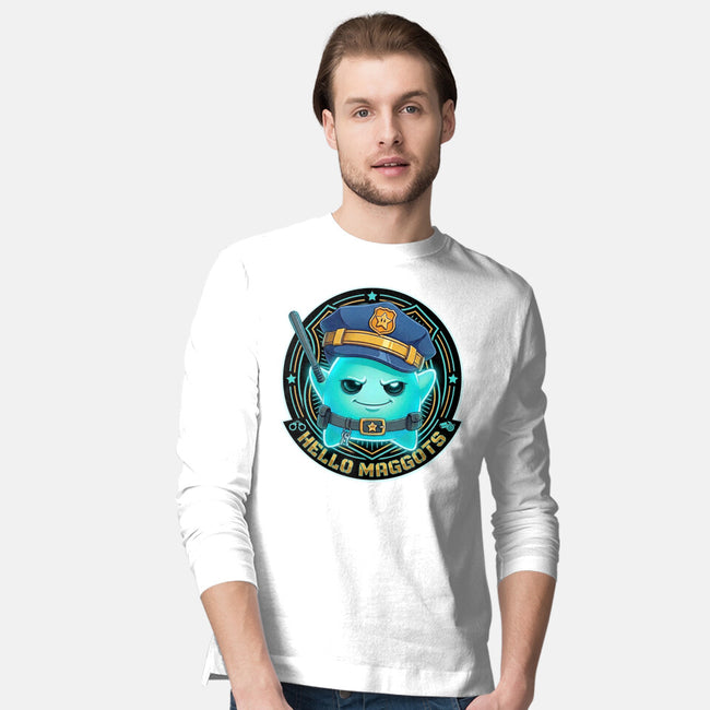Hello Maggots Luma Guard-Mens-Long Sleeved-Tee-Millersshoryotombo