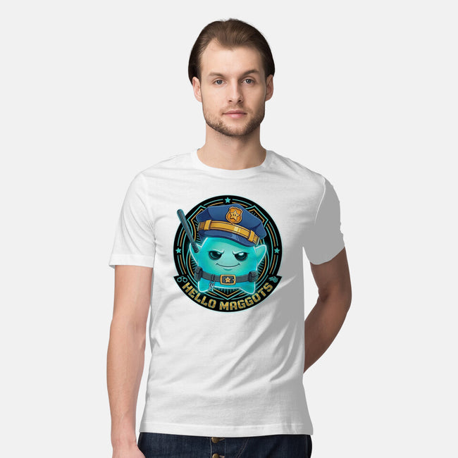 Hello Maggots Luma Guard-Mens-Premium-Tee-Millersshoryotombo