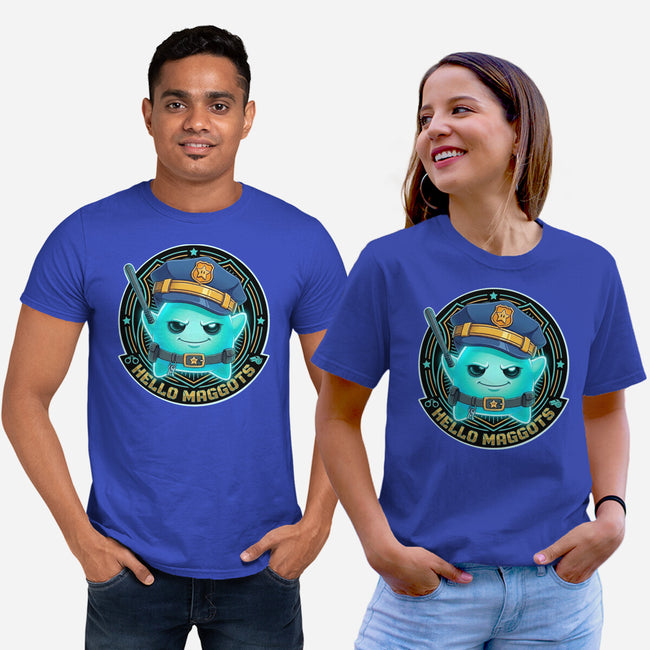 Hello Maggots Luma Guard-Unisex-Basic-Tee-Millersshoryotombo
