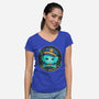 Hello Maggots Luma Guard-Womens-V-Neck-Tee-Millersshoryotombo