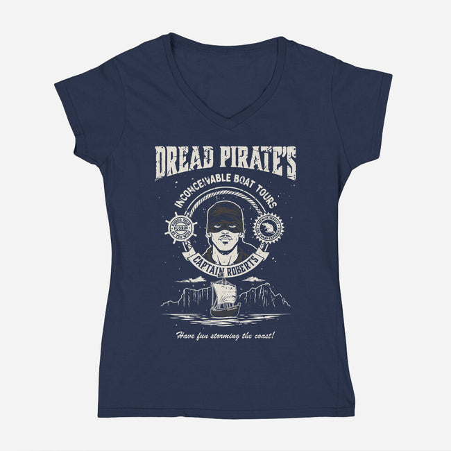 Inconceivable Tours-Womens-V-Neck-Tee-retrodivision