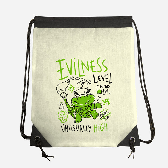 Evilness Level-None-Drawstring-Bag-demonigote