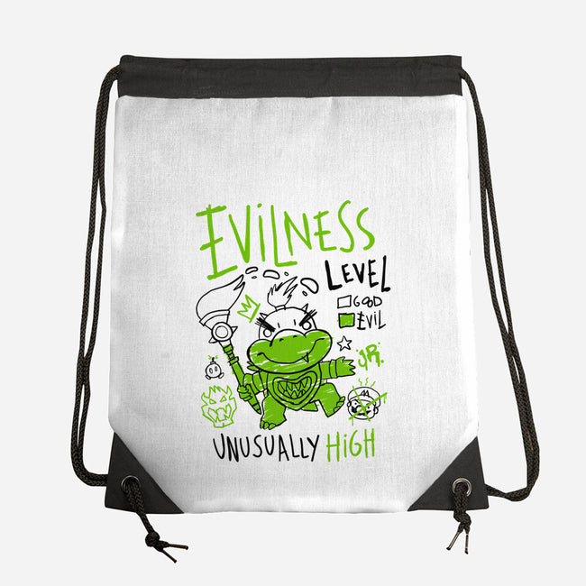Evilness Level-None-Drawstring-Bag-demonigote