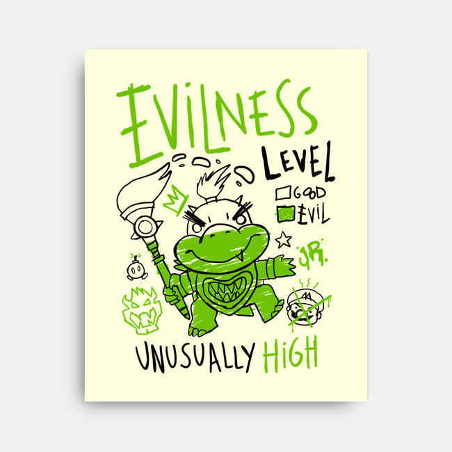 Evilness Level-None-Stretched-Canvas-demonigote