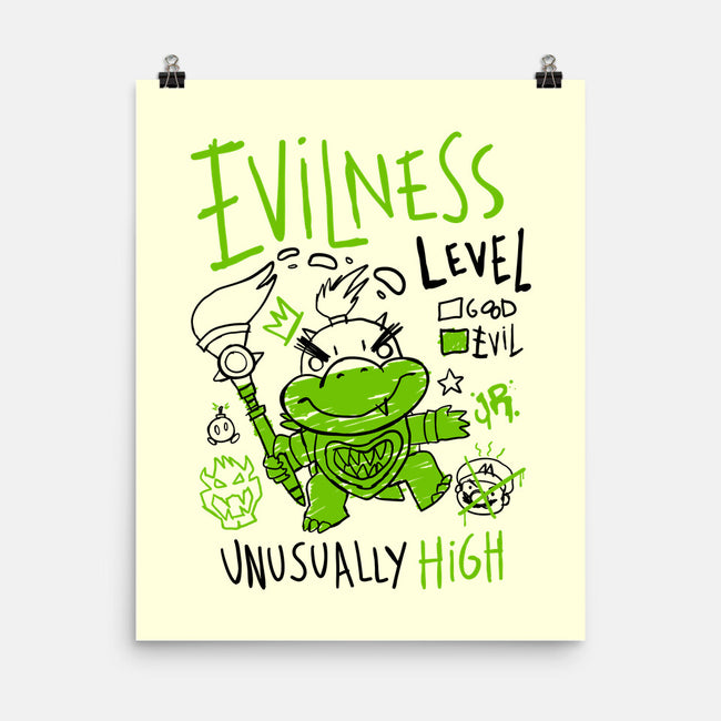 Evilness Level-None-Matte-Poster-demonigote